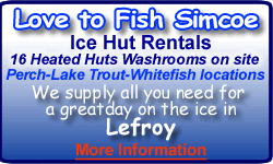 Love to Fish Simcoe Ice Hut Rentals