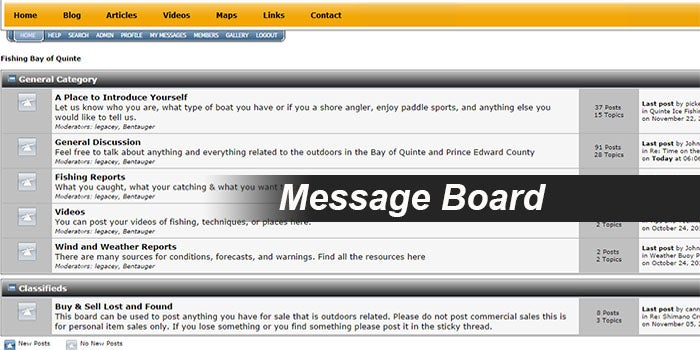 Lake simcoe on sale message board